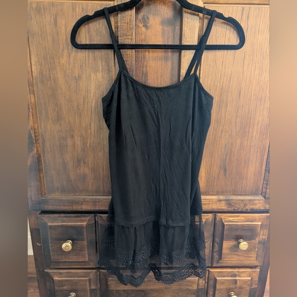 G&L Black Scalloped Lace Top Extender - Picture 1 of 6